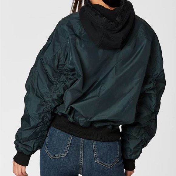 DESIGNER CARMAR NWT Bomber Jacket - Teal - Picture 4 of 8